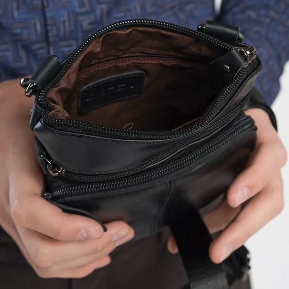 Оригінальна чоловіча сумка крос-боді, Сумки слінг чоловічі крос-боді, Стильна сумка месенджер QU-53 | Зображення 9