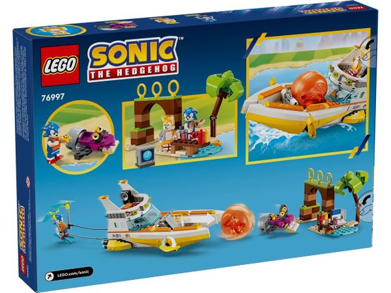 Конструктор LEGO Sonic the Hedgehog Човен із «Пригод Тейлза» (76997) | Зображення 1