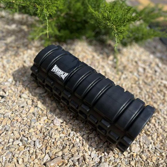 Масажний ролик (роллер) Паверплей 4025 Massage Roller Чорний (33x14см.) | Зображення 3