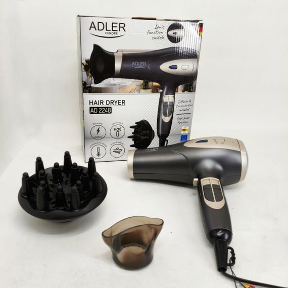 Фен для укладки средних волос Adler AD 2248 2400Вт, Фен с холодным воздухом для укладки UX-53 | Зображення 5