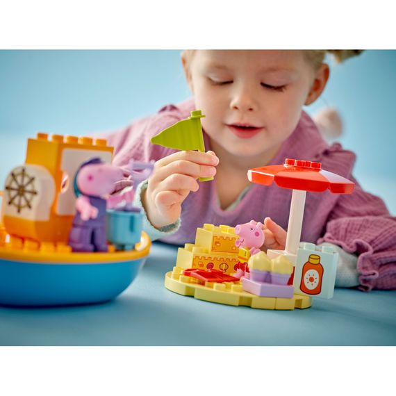 Конструктор LEGO DUPLO Peppa Pig Морська прогулянка Пеппи на човні (10432) | Зображення 4