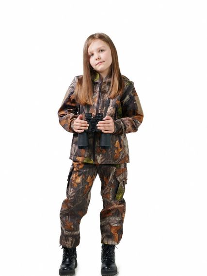 Костюм дитячий ARMY KIDS Скаут Soft-Shell теплий камуфляж Дубок | Зображення 2