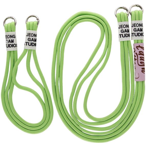 Чехол TPU two straps California для Apple iPhone 13 Pro (6.1") Силикон, Салатовый | Зображення 3