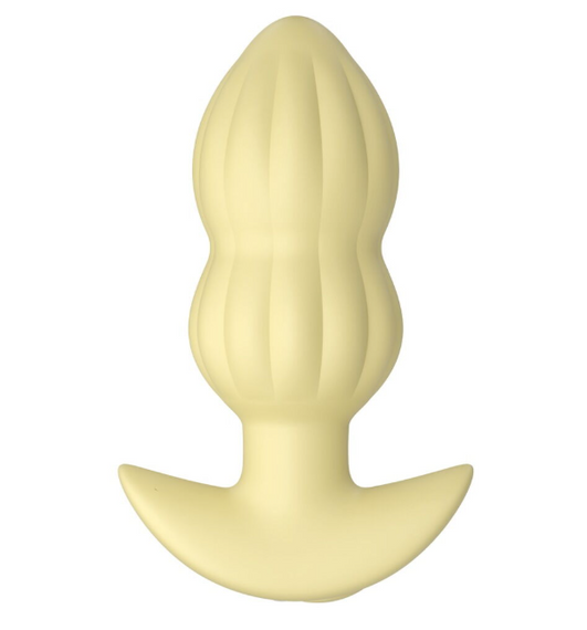 Анальна пробка з вібрацією Vibrating Mini Butt Plug Yellow Sex Aura | Зображення 8