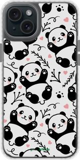 Чохол на iPhone 15 Plus Панди "4318pc-3097-2448"