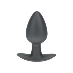 Анальна пробка Smooth Silicone Anal Plug - Medium - 3.1 / 7,9 cm - Gunmetal