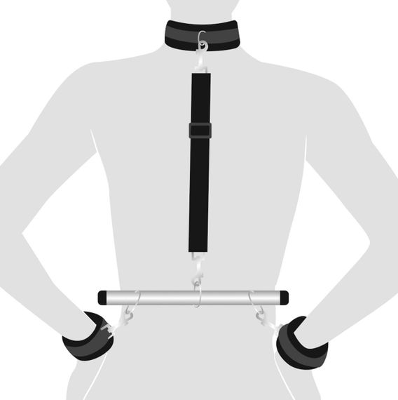 Фиксатор для рук и шеи  Art of Sex - Trust me, цвет черный sexstyle | Зображення 1