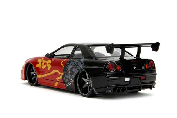 Игровая металлическая машинка Godzilla Нисан GTR | Зображення 3