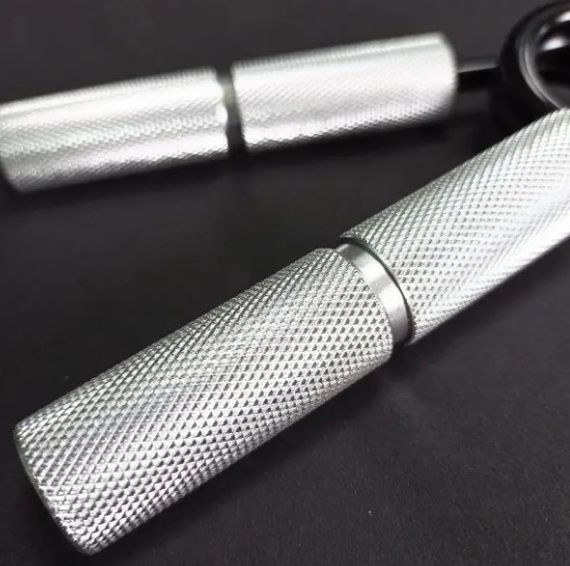 Еспандер-ножиці алюмінієвий PowerPlay 4322 (112 кг) Hand Grip Срібний (PP_4322_112kg) | Зображення 2