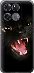 Чехол на OnePlus Ace Racing Чёрная кошка "932u-2955-17620"