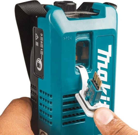 Адаптер Makita WUT02Z для підключення мережевих будівельних пилососів до акумуляторних інструментів Makita з технологією AWS (199773-1) | Зображення 2