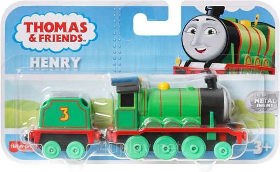 Металевий поїзд Генрі з Паровозик Томас і друзі Оригінал Thomas & Friends Henry | Зображення 1