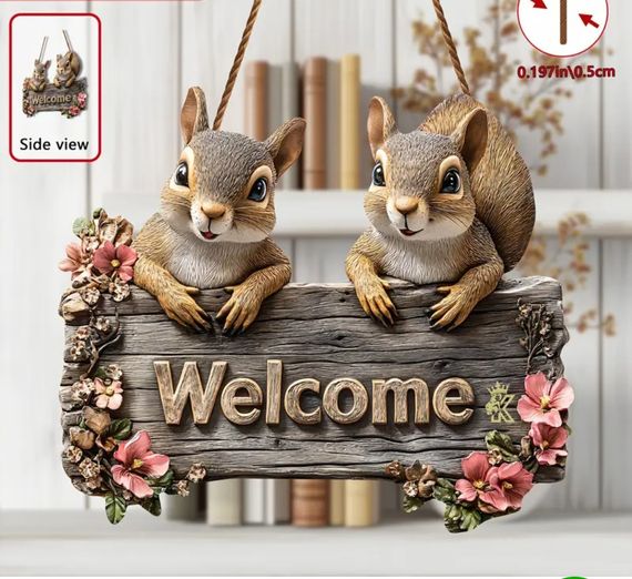 Табличка-постер  Welcome Белки | Зображення 3