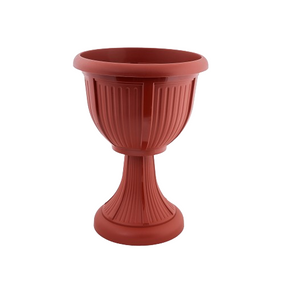 Вазон Леон з підставкою 31см глибокий теракот Алеана