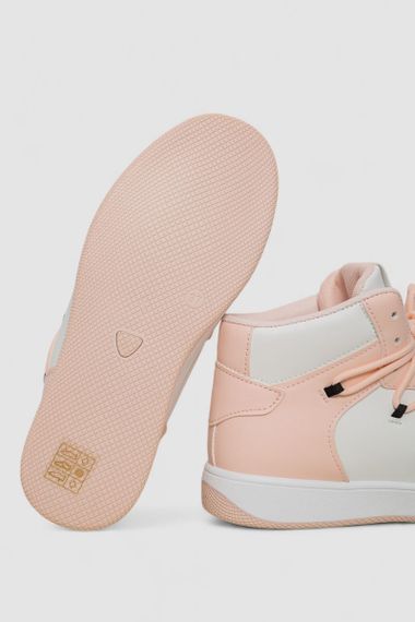 Кросівки жіночі, колір біло-рожевий, 243R721 | Зображення 4