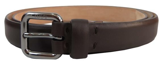 Жіночий шкіряний ремінь Tod's, Італія, коричневий | Зображення 2