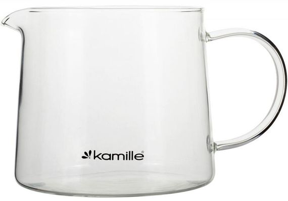 Чайник скляний заварювальний Kamille 600мл зі знімним ситечком (0776s) | Зображення 5