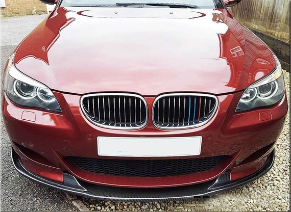 Накладка на передній бампер Lip (для M5, Карбон) для BMW 5 серія E-60/61 2003-2010 рр | Зображення 2