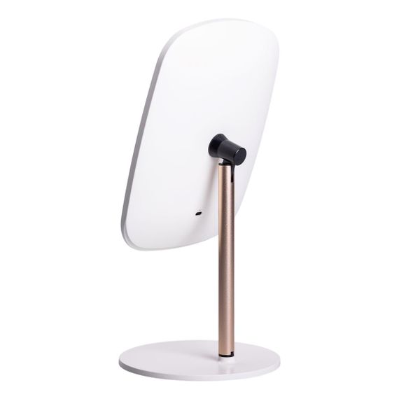 Настільне дзеркало з підсвічуванням 23х18 см для макіяжу на ніжці Біле HP-10-6AW | Зображення 7