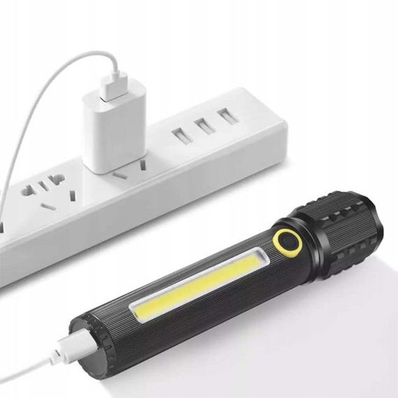 Портативний ліхтар із функцією зарядки Police TD-C82/C72-P50+COB, Ліхтар із захистом від пилу ON-32 | Зображення 1