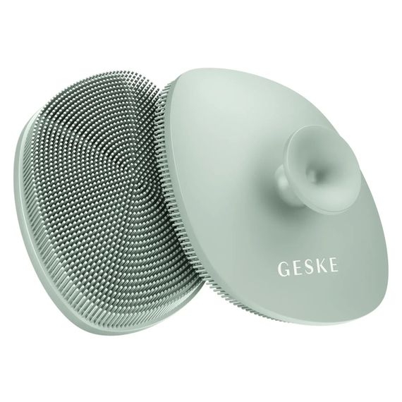 Щітка для обличчя GESKE Facial Brush 4в1 з тримачем white, Зелений | Зображення 5