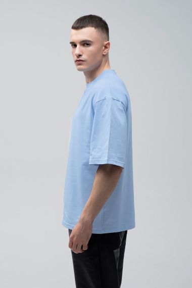 Чоловіча Футболка Sun`s House  розмір: 2XL\3XL Блакитний (арт. RY-U0104M-Sky-Blue) | Зображення 2
