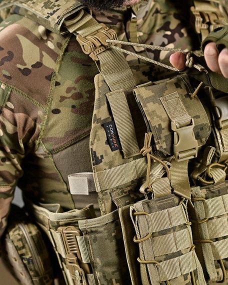 Качественная плитоноска Attack STATIX пиксель ДЛ6478 | Зображення 7