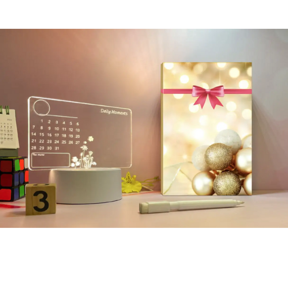 Світлодіодна Led-дошка планер для нотаток малювання маркером календар usb світильник 3D нічник