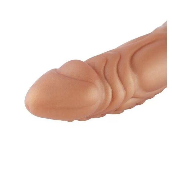 Фалоімітатор для секс-машин Hismith Slightly Curved Silicone Dildo Monster Series, кріплення KlicLok Sex Aura | Зображення 5