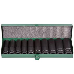 Набір ударних торцевих головок глибоких 1/2" DR 10 пр. (84610M) HANS