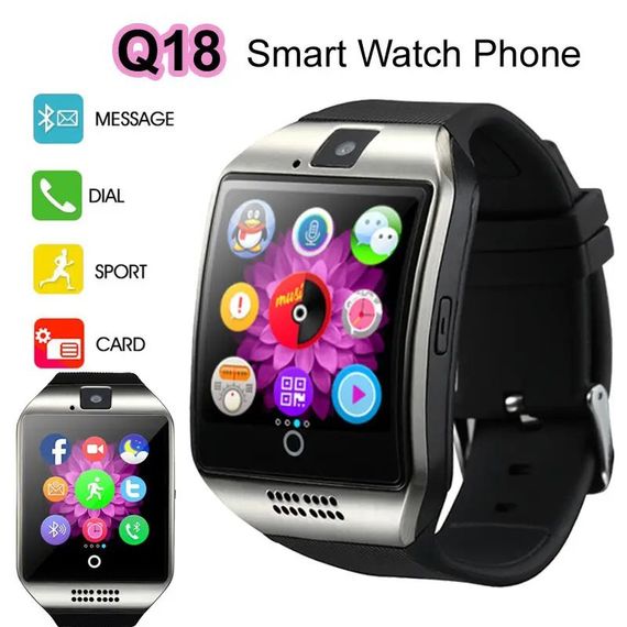 Смарт-годинник Smart Watch Q18. UO-578 Колір: чорний | Зображення 4