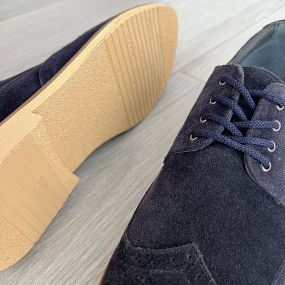 Замшевые синие туфли 42 размер – на стопу 27,8 см | Зображення 5