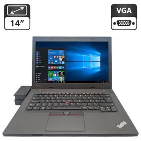Ультрабук Lenovo ThinkPad L460 / 14" (1366x768) TN / Intel Pentium 4405U (2 (4) ядра по 2,1 ГГц) / 8 ГБ DDR3 / 500 ГБ HDD / Intel HD Graphics 510 / Веб-камера / Док-станція б/в