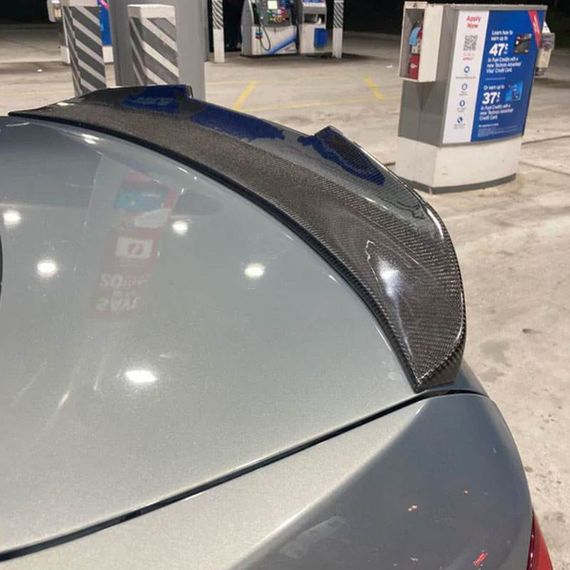 Спойлер PSM-Style V1 (для E90, Карбон) для BMW 3 серія E-90/91/92/93 2005-2011 рр | Зображення 4