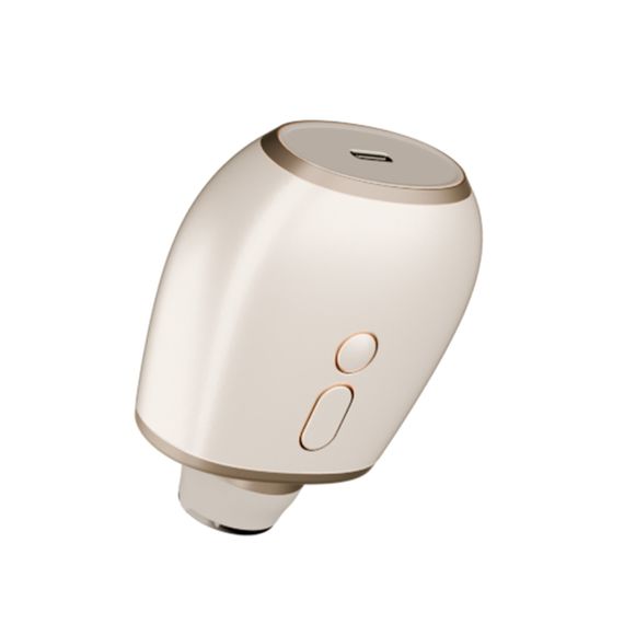 Стимулятор в виде парфюмов BeYourLover Aromia с вакуумом и микротоками, кремовый sexstyle | Зображення 3