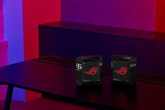 Маршрутизатор ASUS ROG Rapture GT6 2PK black AX10000 3xGE LAN 1x2.5GE WAN 1xUSB 3.2 g1 WPA3 OFDMA MESH (90IG07F0-MU9A20) | Зображення 2