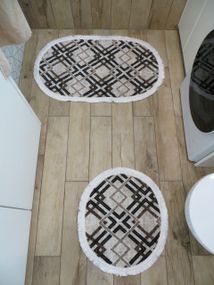 Набор ковриков для ванной комнаты, 2 шт, Carpet One Турция