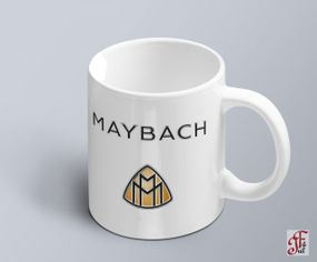 Чашка  з принтом авто логотип Maybach  (02010102006)