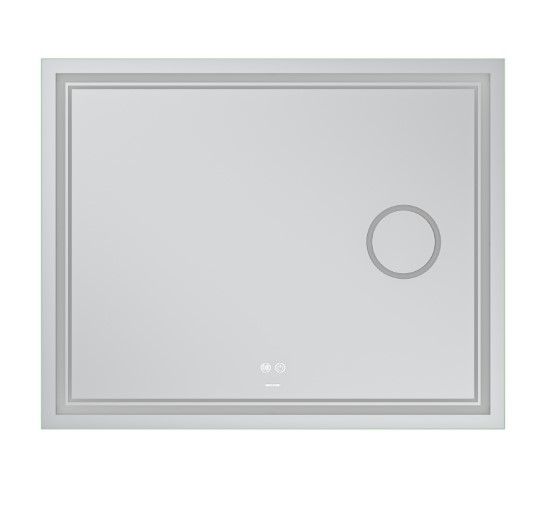 Дзеркало Mixxus Premium QUADRO MR20-100x80 (LED Touch, Anti-fog, лінза) (MP6623) | Зображення 3