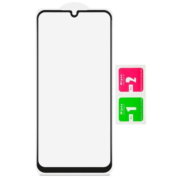 Захисне скло Full Glue для телефону Xiaomi Redmi 13C / Poco C65 - Black | Зображення 1