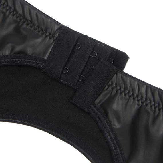 Комплект пояс для панчіх з трусиками StarNight, чорний, S sexstyle | Зображення 7