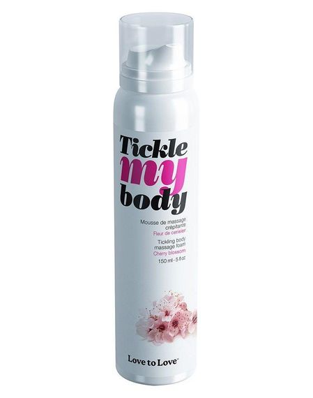 Масажна піна Love To Love TICKLE MY BODY Cherry Blossom (150 мл) зволожуюча | Зображення 1