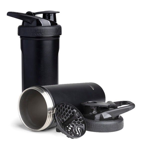 Спортивний шейкер SmartShake металевий Insulated Steel 750ml Black | Зображення 1