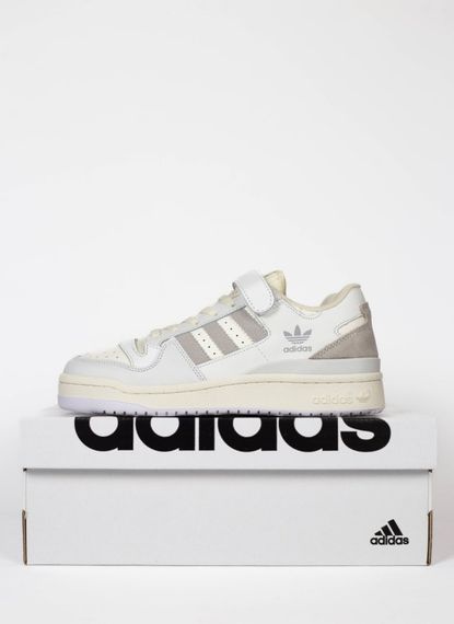 Жіночі кросівки Adidas Forum Low White Gray | Зображення 5