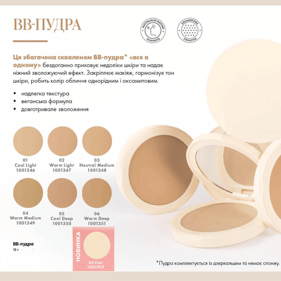 ВВ-пудра Farmasi Warm Fair 00 12 г | Зображення 3