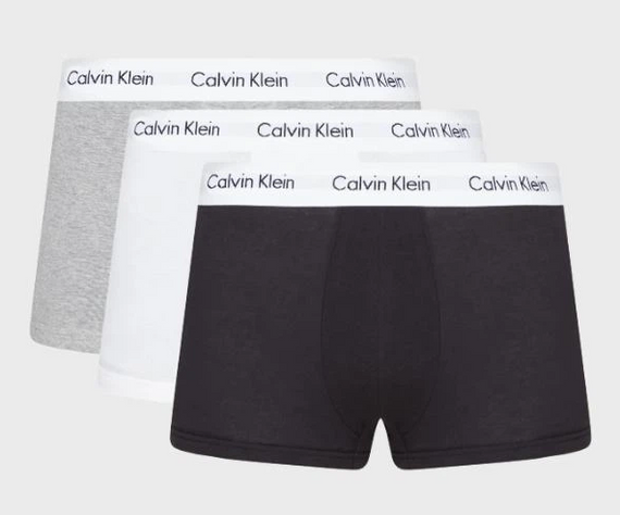 Набір чоловічих трусів боксерів Calvin Klein men boxer 3 шт в наборі M