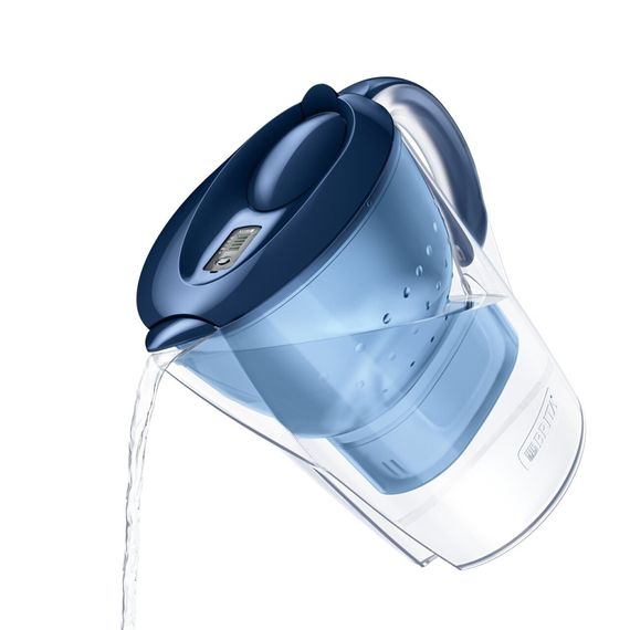 Фільтр-глечик Brita Marella Memo MXPro 2.4л (1.4л води) з фільтр-картриджем, синій (1052799) | Зображення 3