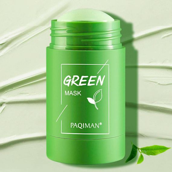 Маска стік для обличчя з глиною та екстрактом зеленого чаю / Глиняна маска від чорних цяток / Стік для звуження пор | Зображення 5