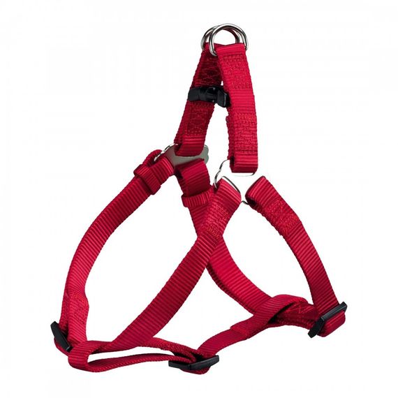 Шлея-петля Trixie для собак Premium нейлон червона розмір M 50-65 см/20 мм