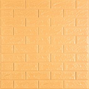 3D панель самоклеюча 700х770х5мм цегла Жовто-пісочний (009-5) SW-00000028